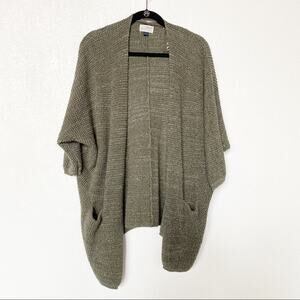 Universal Thread Green Open Front Knit Cardigan Size Small